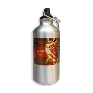 HTX Sublimation Blank - Aluminum Sports Water Bottle - Metallic Silver