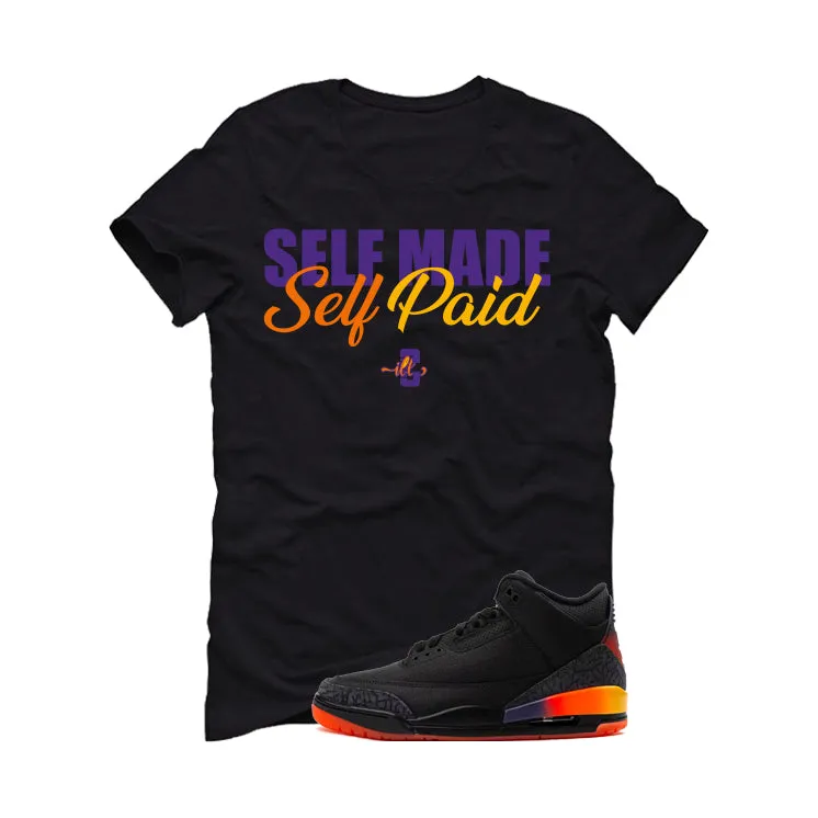 J Balvin x Air Jordan 3 Rio Black T-Shirt (Self Made Self Paid)