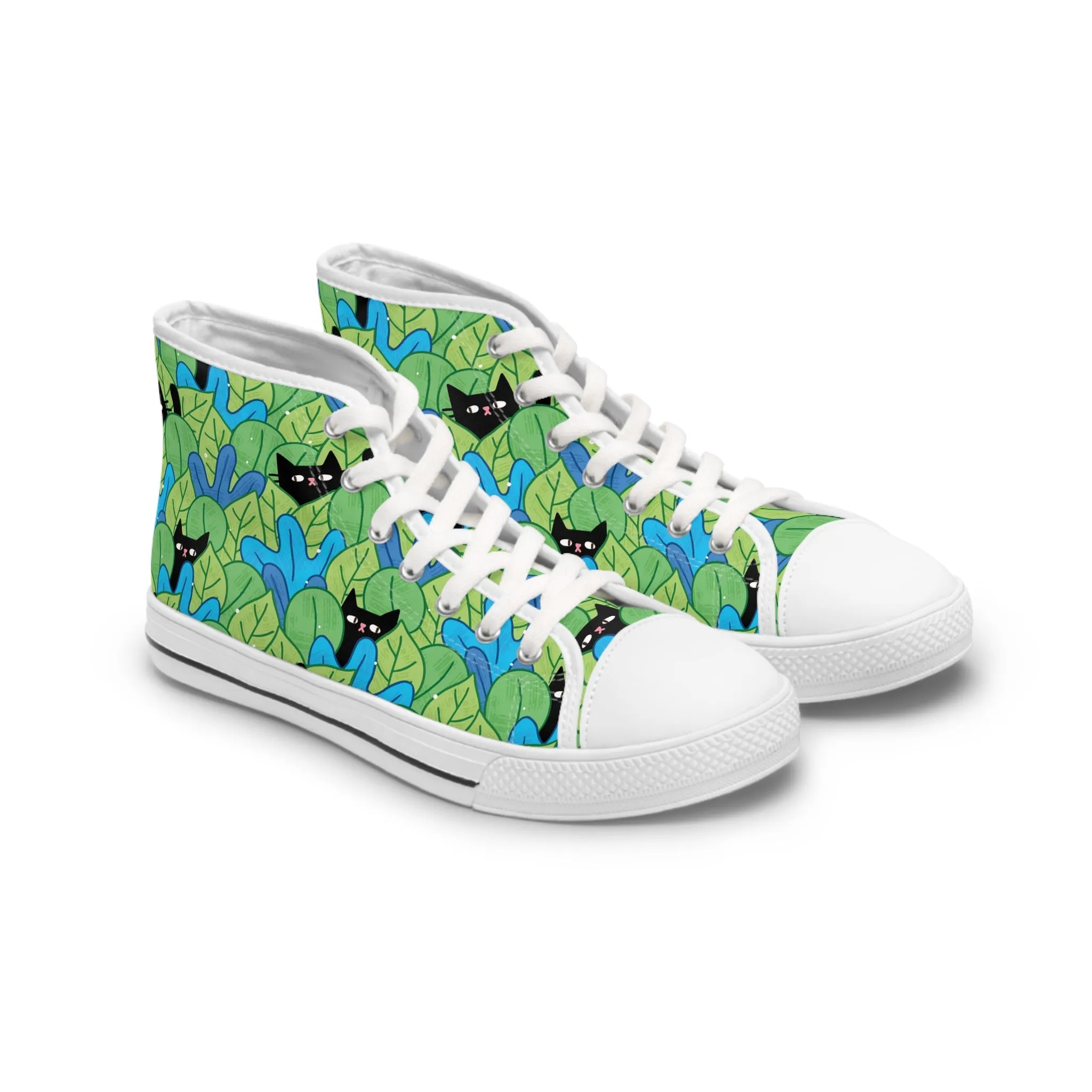 Jungle Cat Women's High Top Sneakers