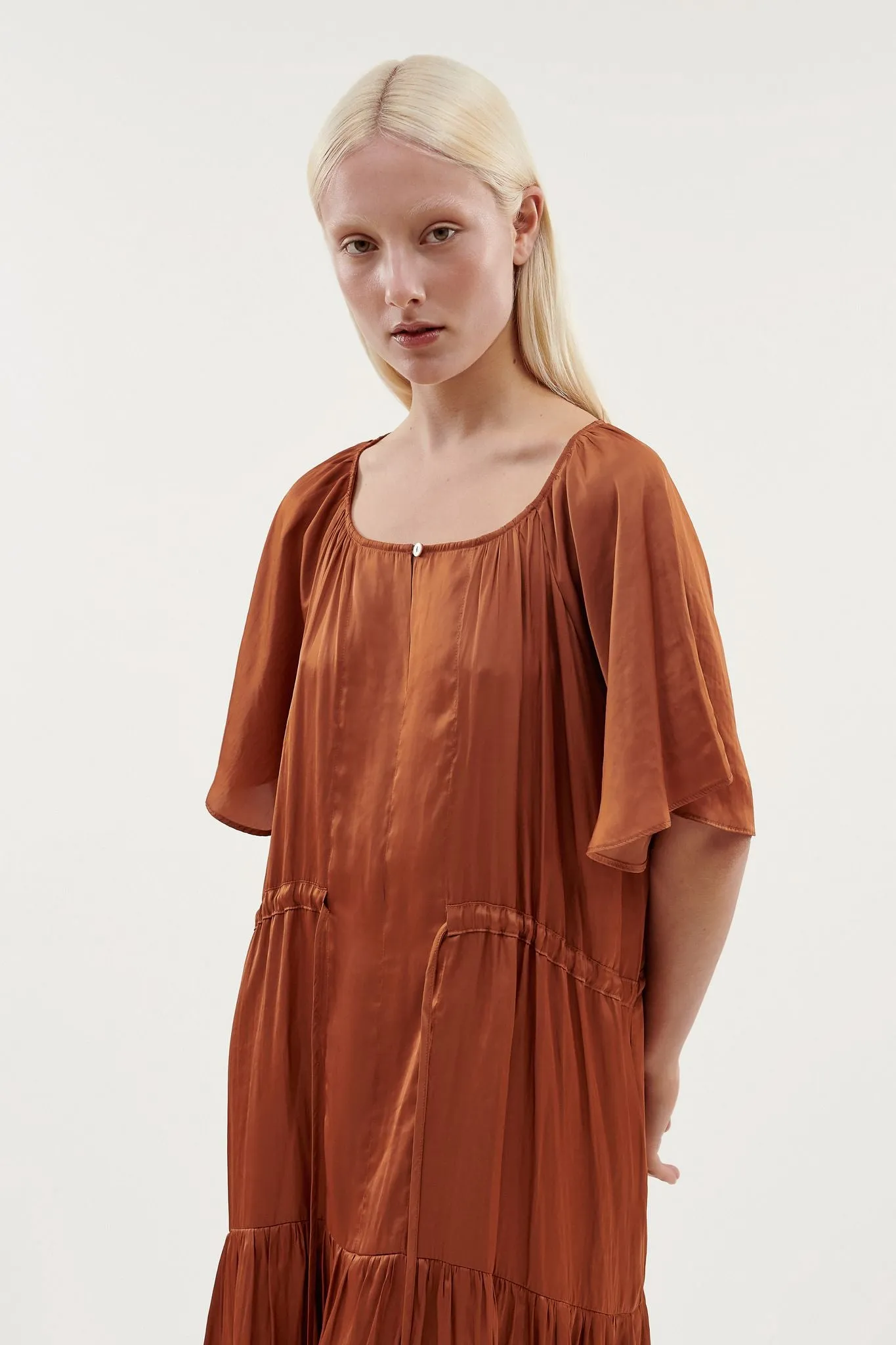 Layer’d - Vila Dress Caramel