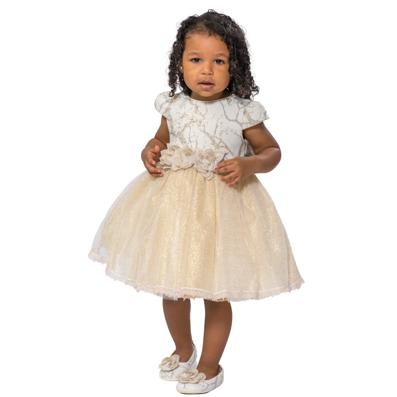 Leana Baby Formal Dress & Shoes