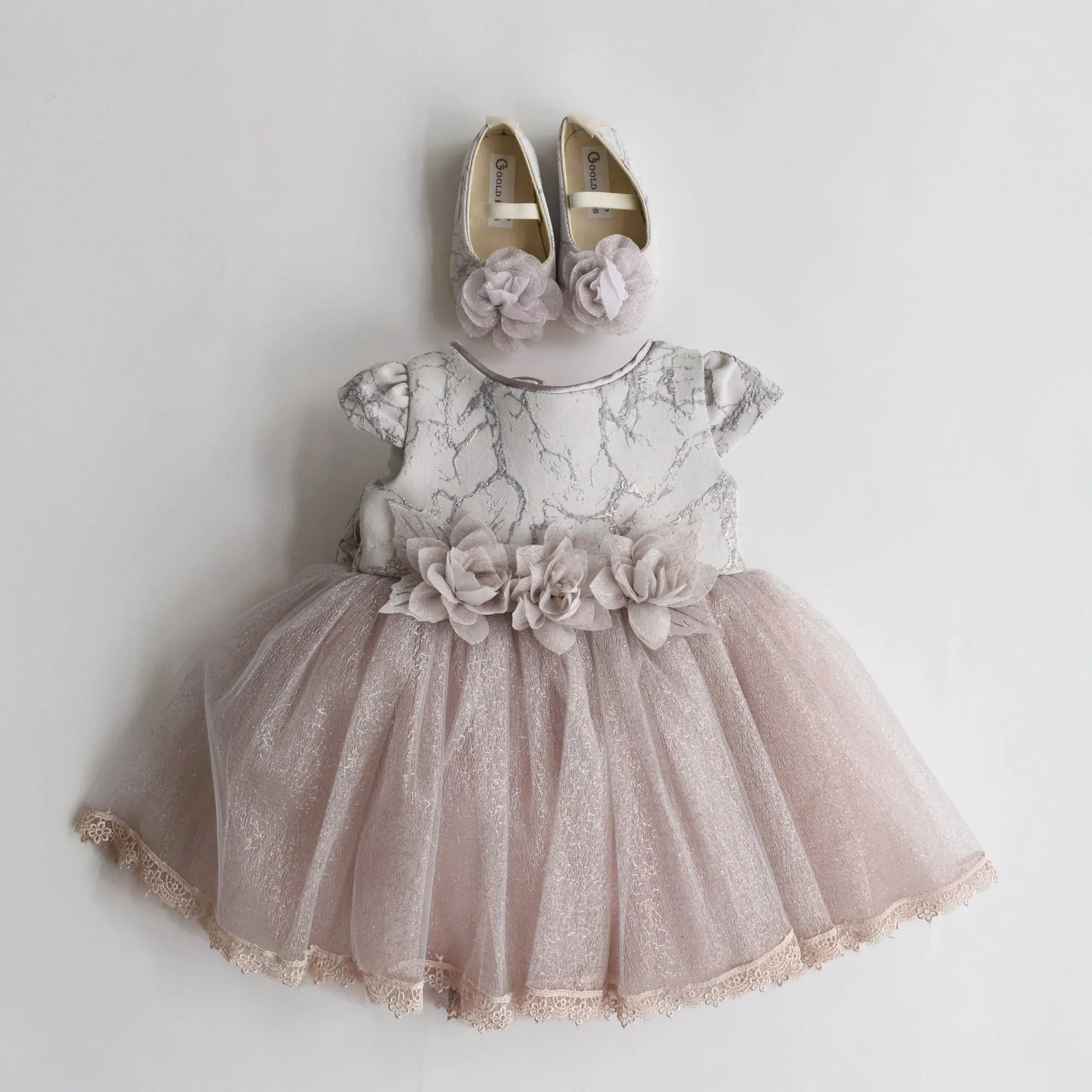 Leana Baby Formal Dress & Shoes