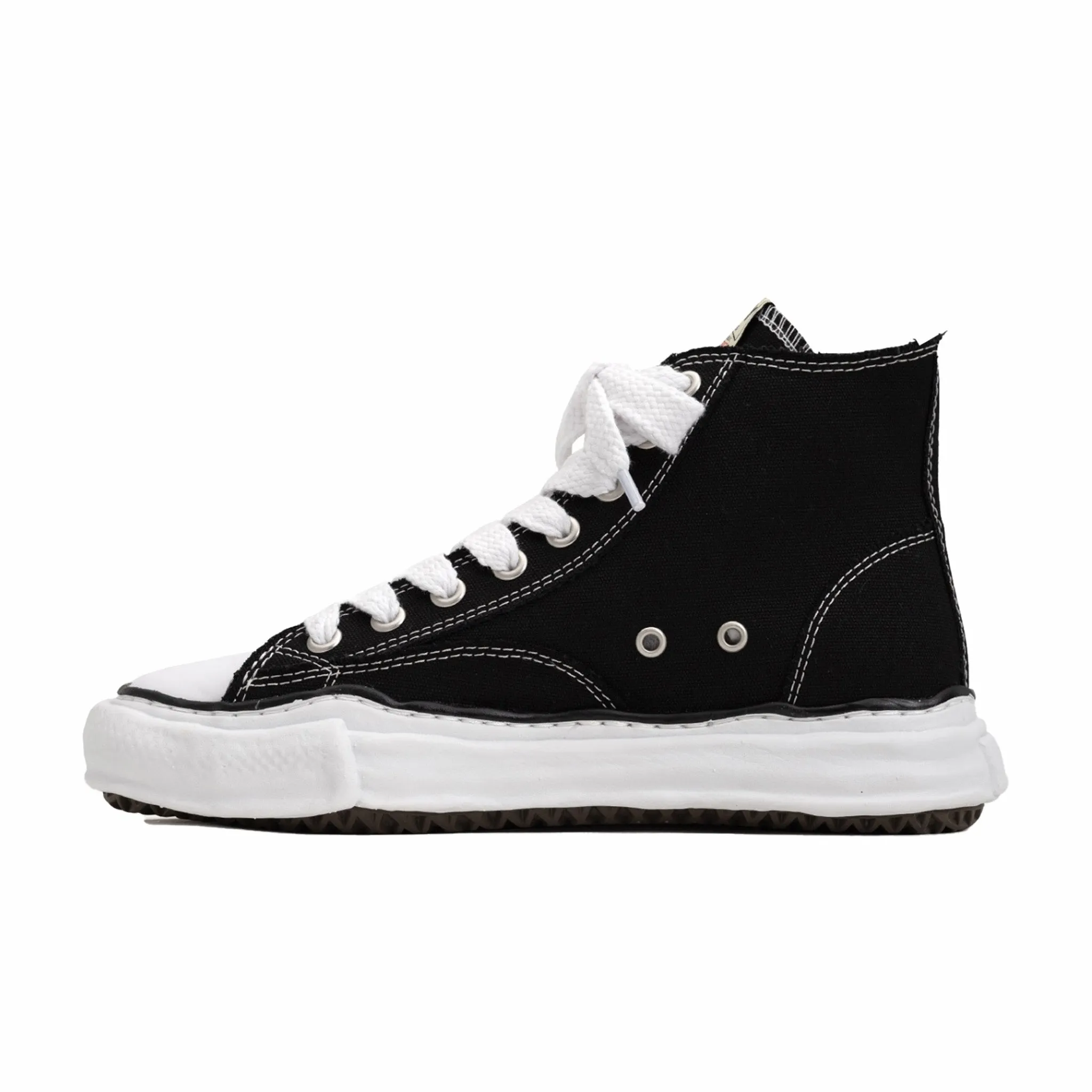 Maison MIHARA YASUHIRO "Peterson" OG Sole Canvas High-Top Sneaker (Black)