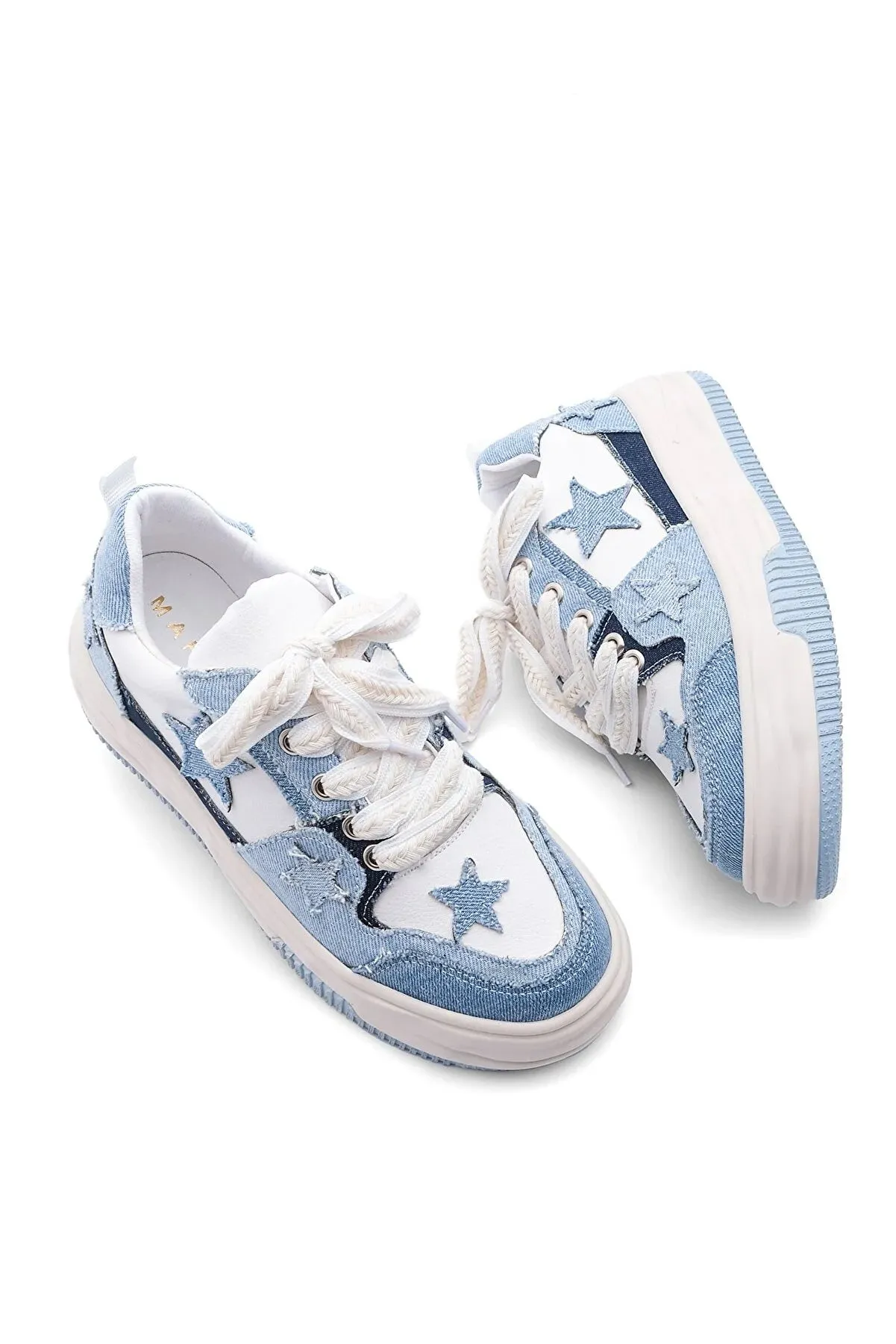 Margin Women's High Sole Blue Sneakers