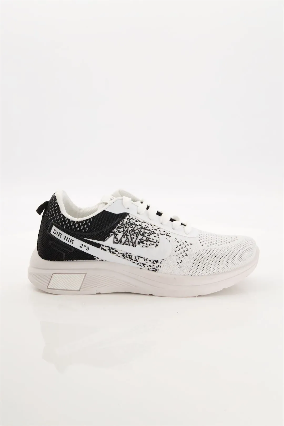 Men Premium WHITE BLACK Sports Shoes