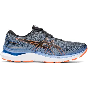 Men's Asics Gel-Cumulus 24, Black/Shocking Orange, 10 2E Wide