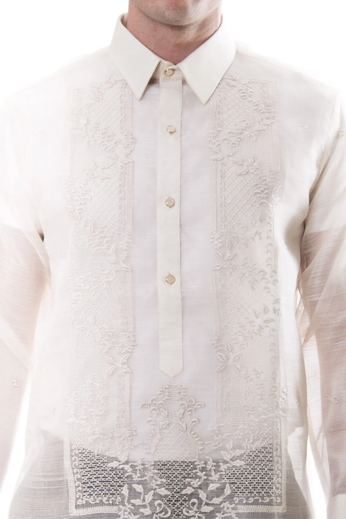 MK01 - Silk Pina Barong Tagalog