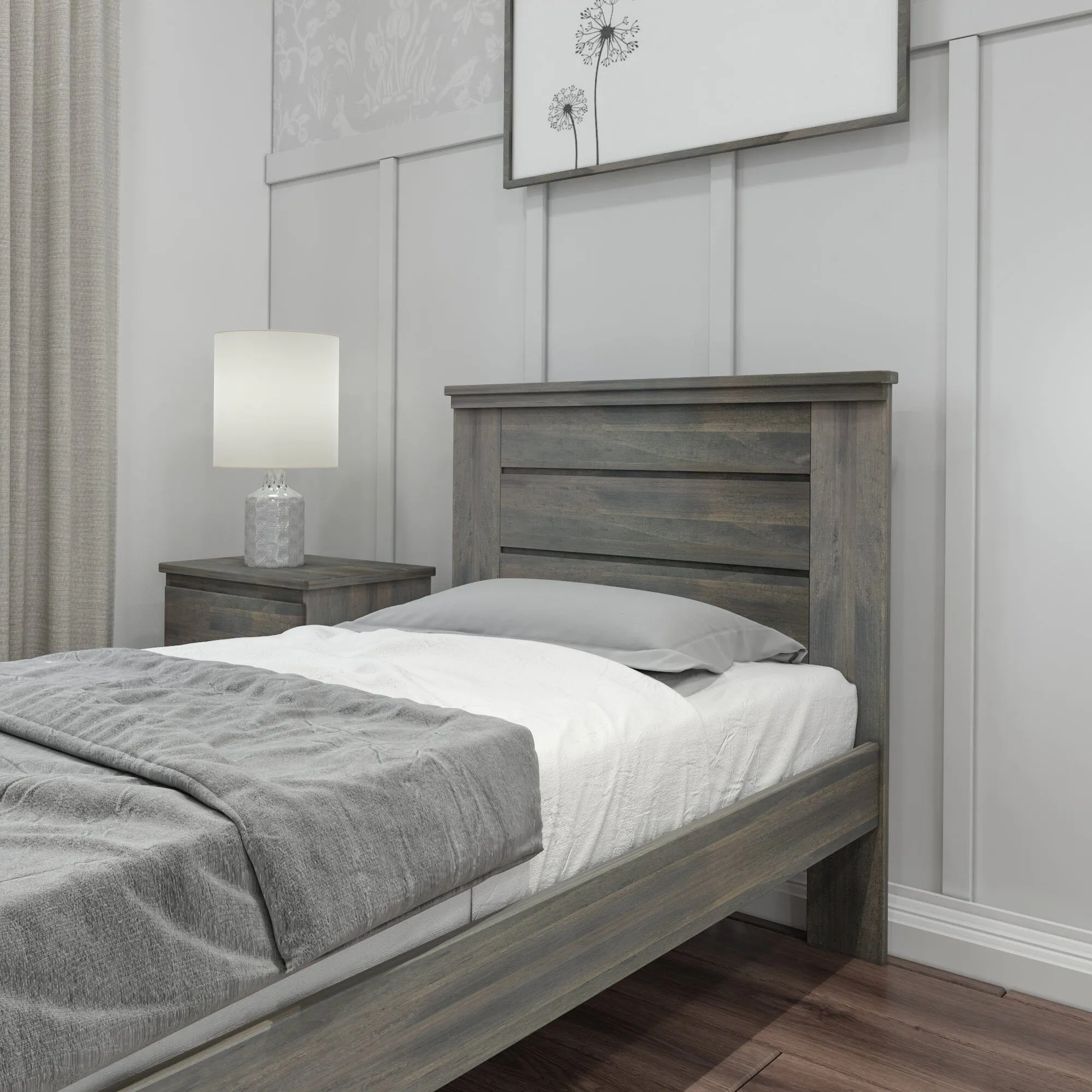 Modern Farmhouse Twin Panel Bed