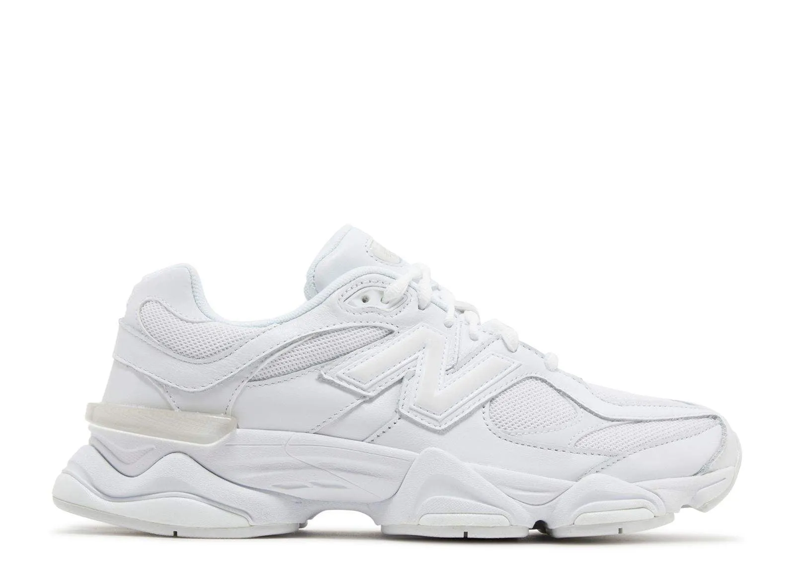 New Balance 9060 Triple White Revered Footwear