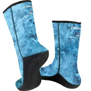 Open Box Cressi Anti-Slip Neoprene Socks - Blue, Size: Large