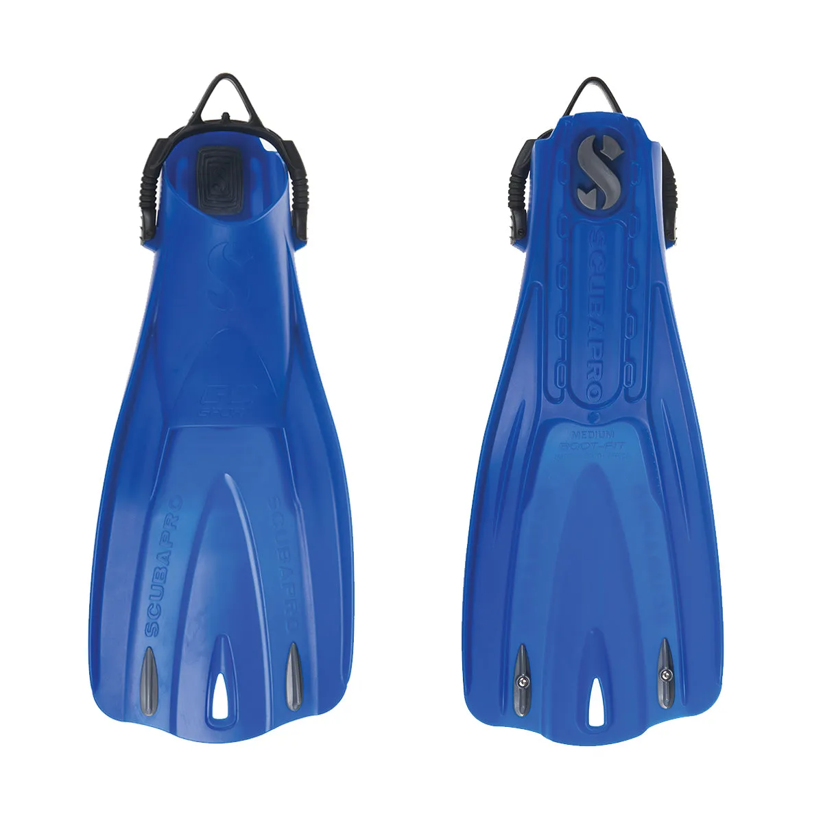 Open Box ScubaPro GO Sport Dive Fins, Blue, Size: Small