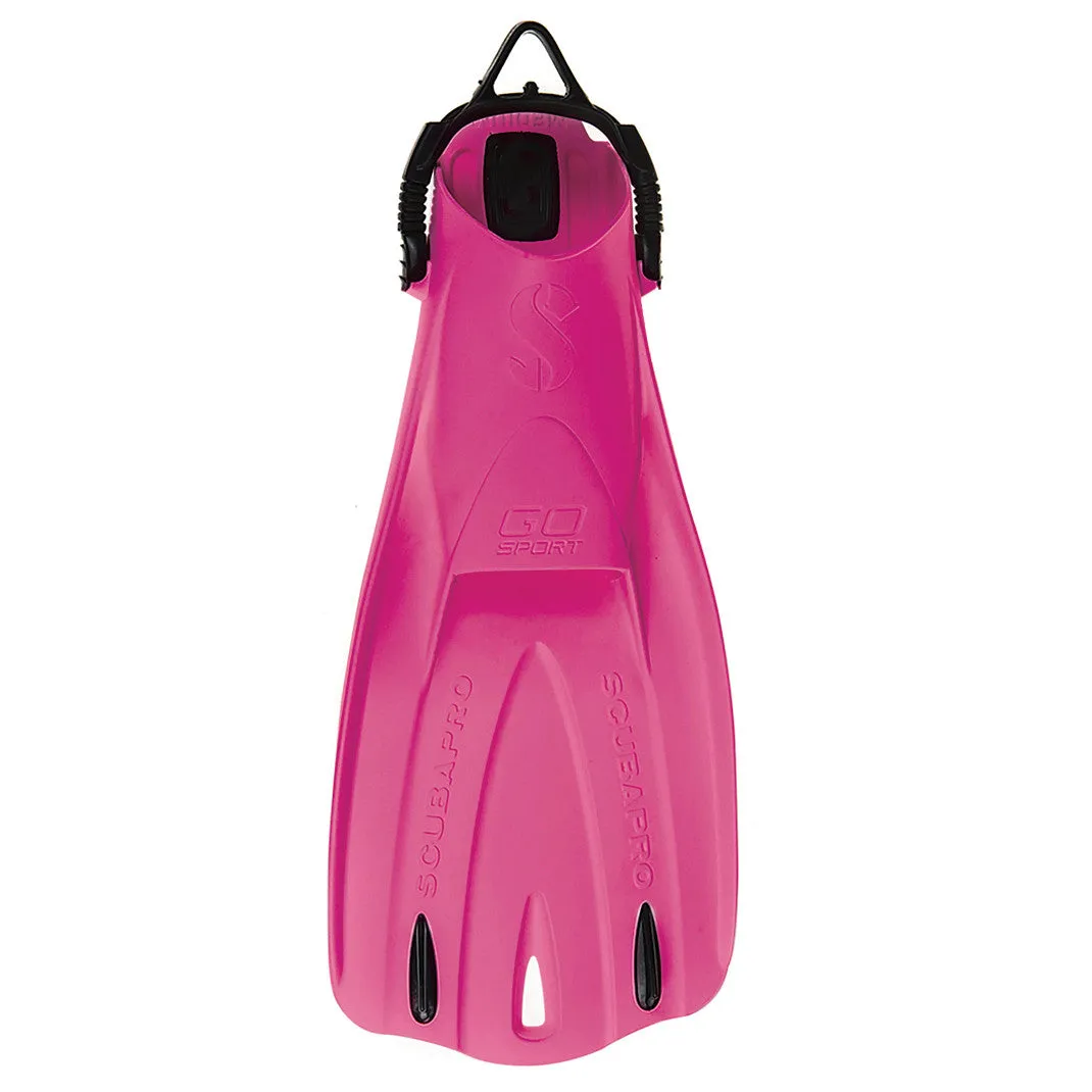 Open Box ScubaPro GO Sport Diving Fins - Pink - Medium