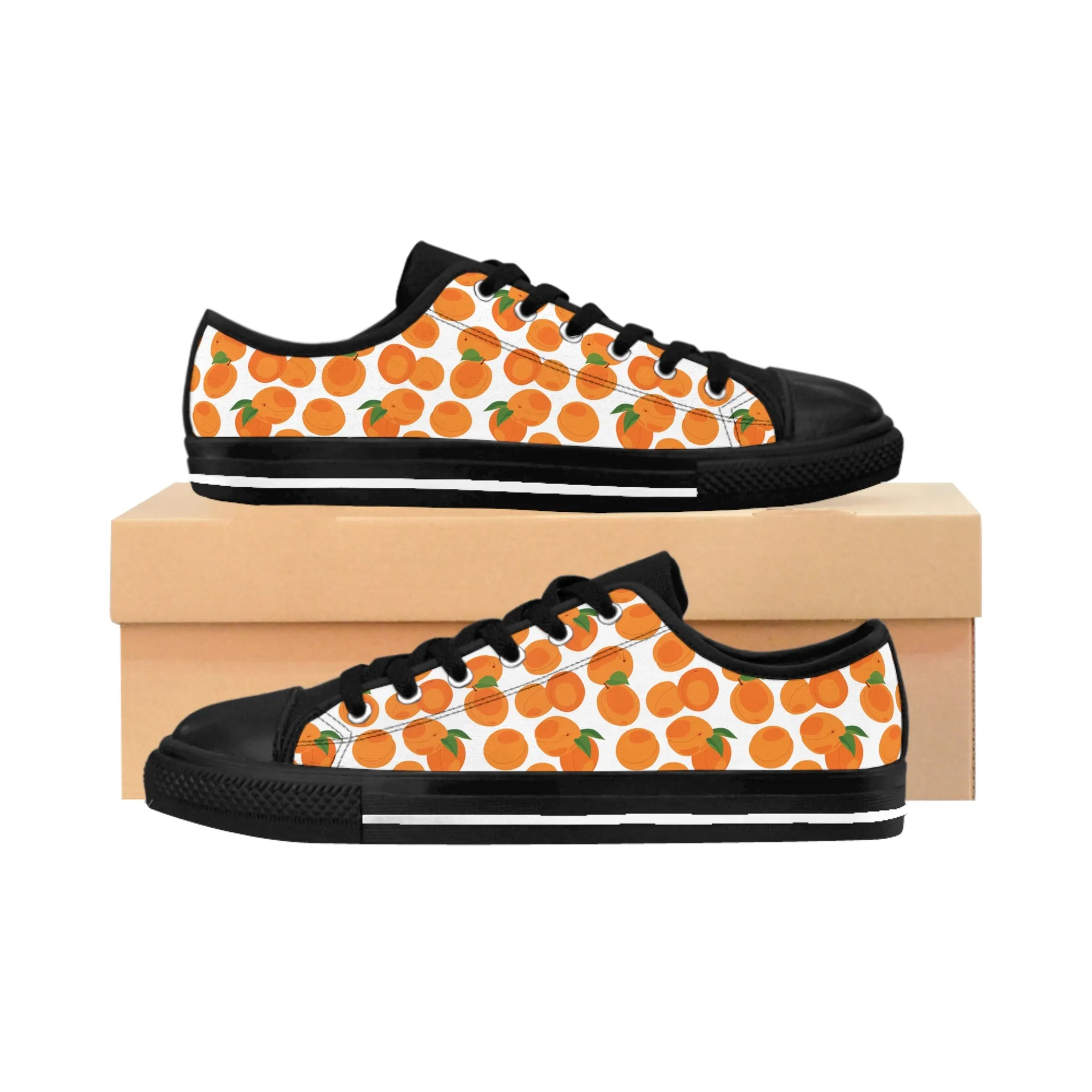 Orange Apricots Women's Sneakers