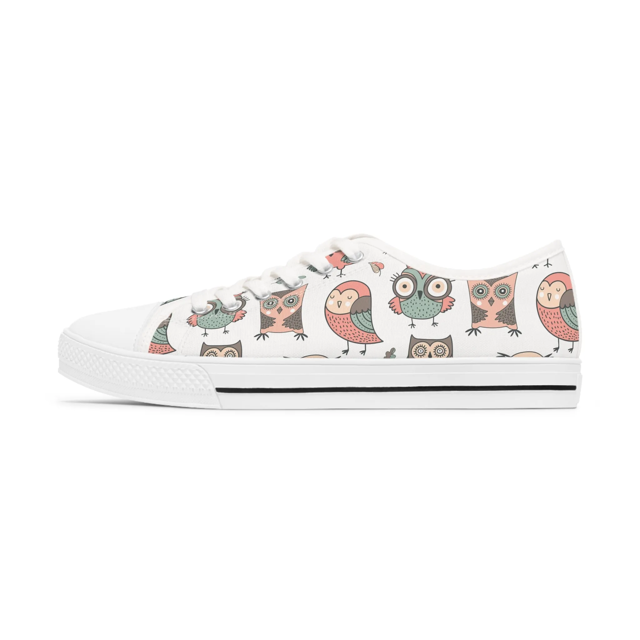 Owl Women's Low Top Sneakers