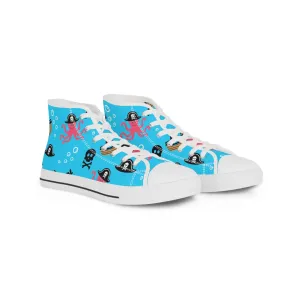 Pirate Octopus Men's High Top Sneakers