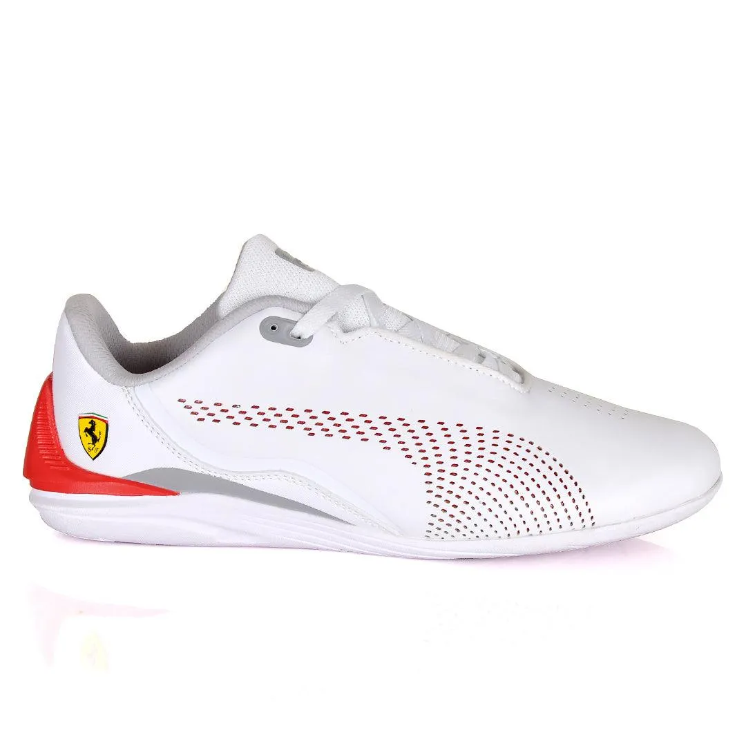 PM Red Drift Cat Decima Motorsport White Sneakers