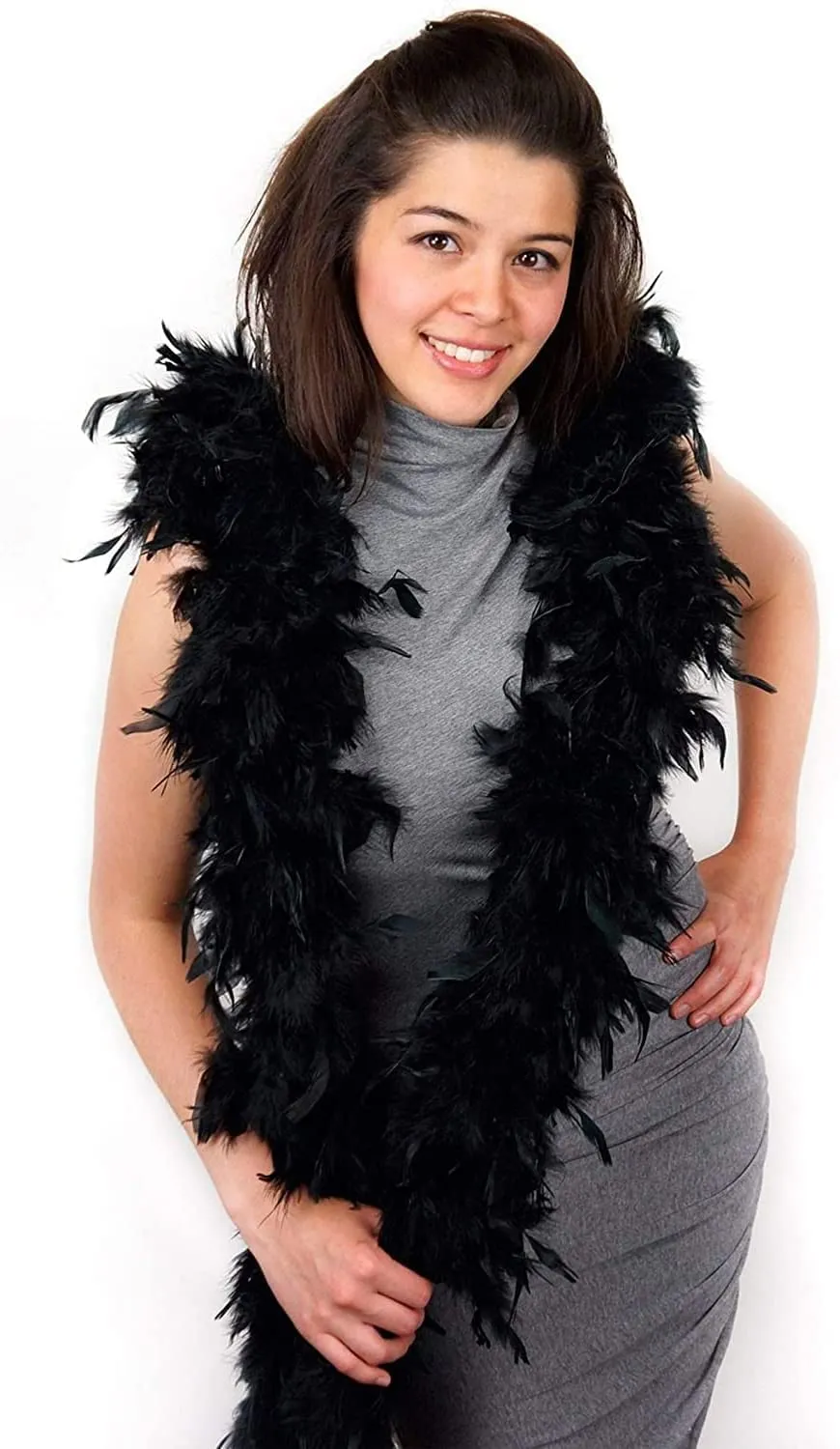 Rubie's Deluxe Black Feather Boa