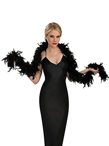 Rubie's Deluxe Black Feather Boa