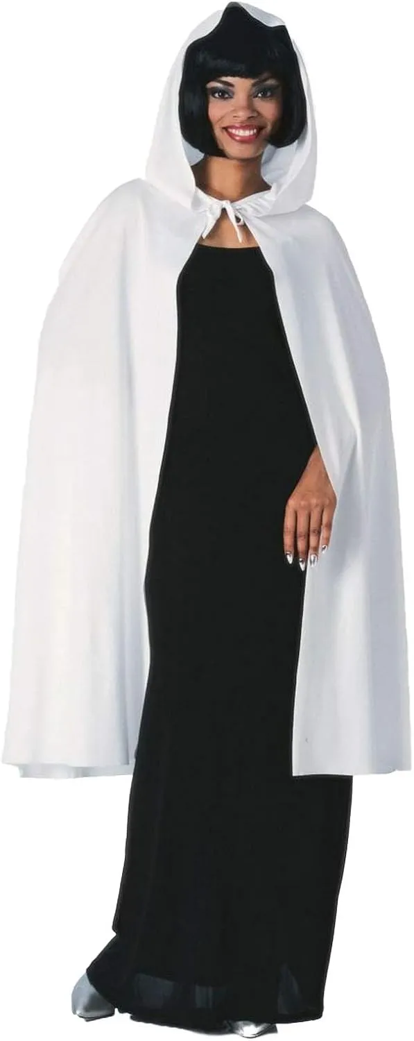 Rubie's Hooded White Cape - 45"