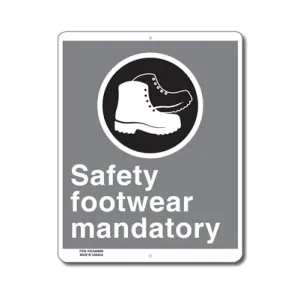 SAFETY FOOTWEAR MANDATORY - CSA SIGN