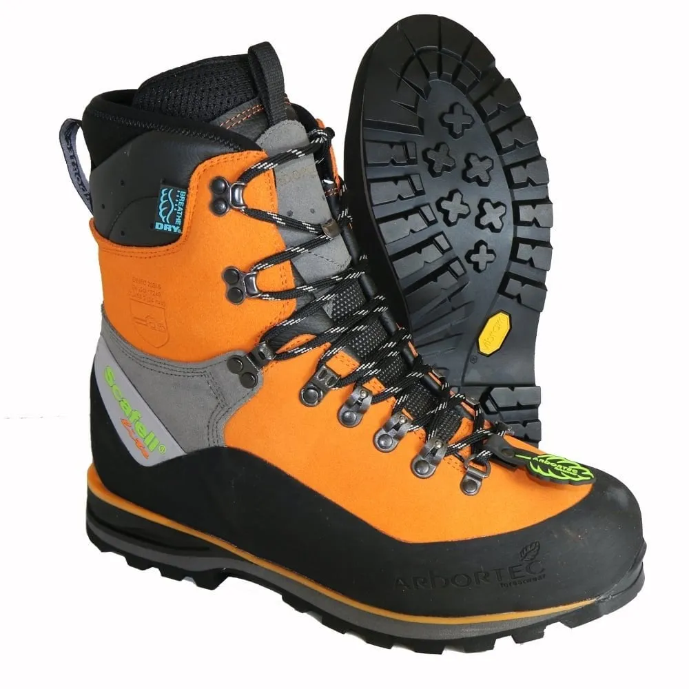 Scafell Lite Orange Class 2 Chainsaw Boots