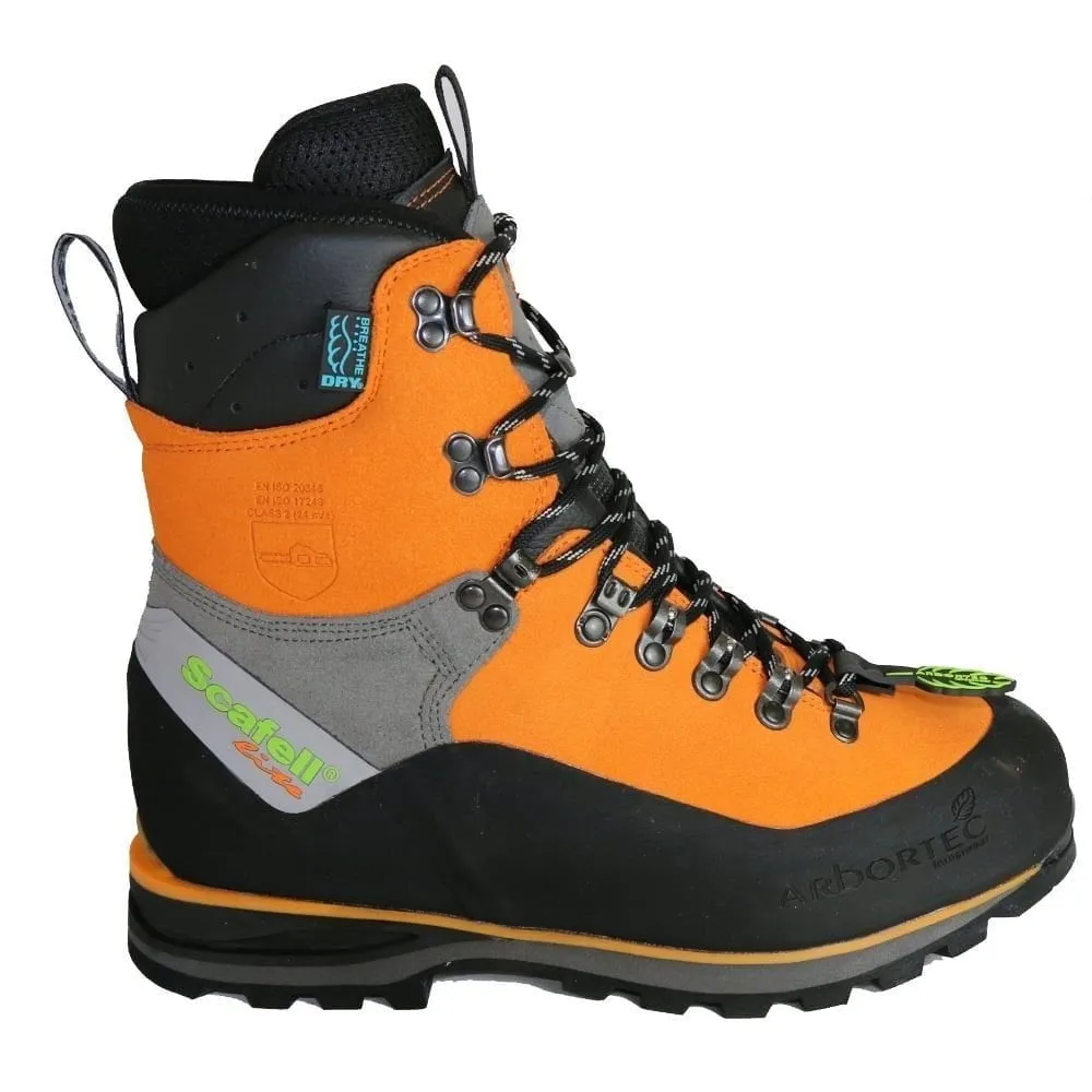 Scafell Lite Orange Class 2 Chainsaw Boots