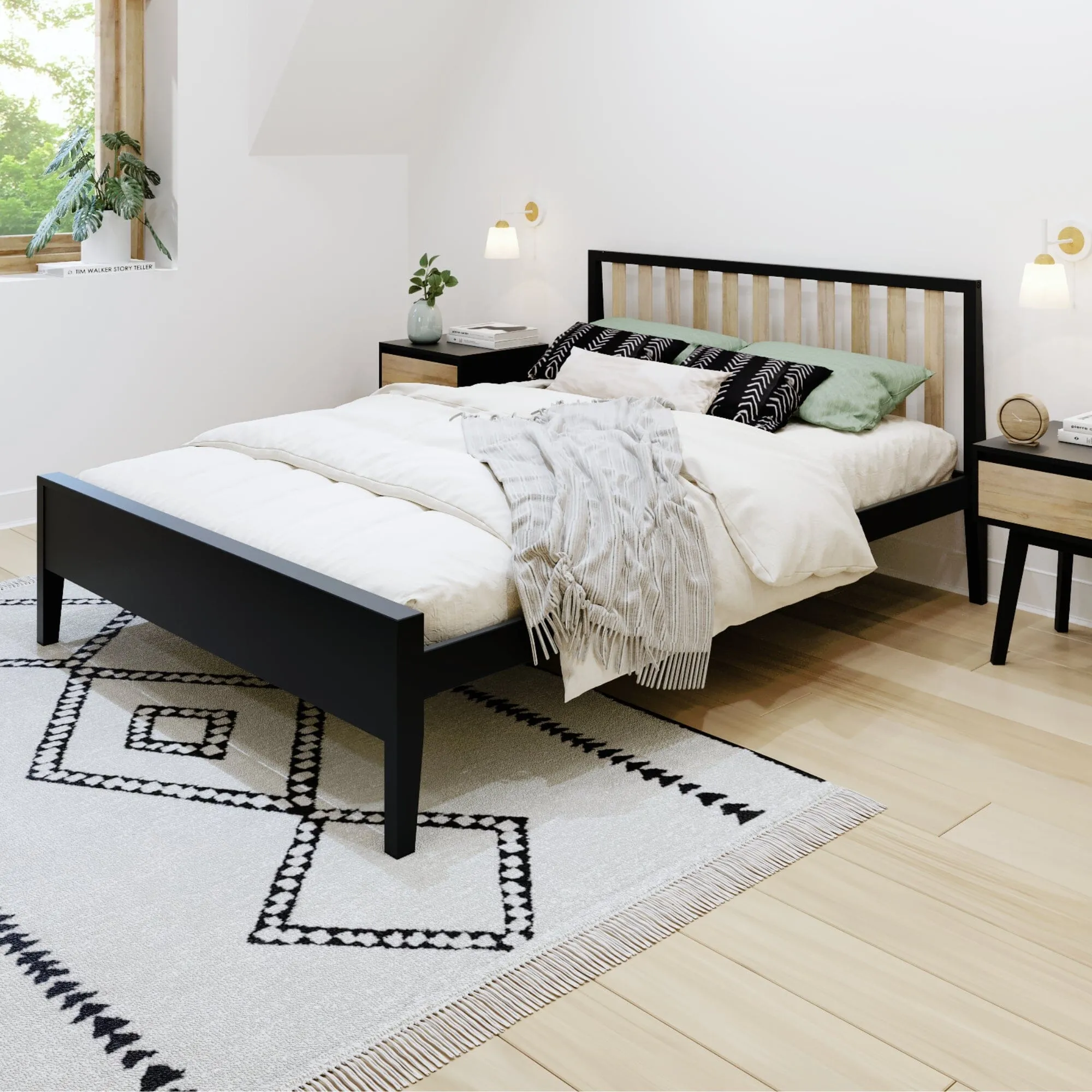 Scandinavian Queen Bed