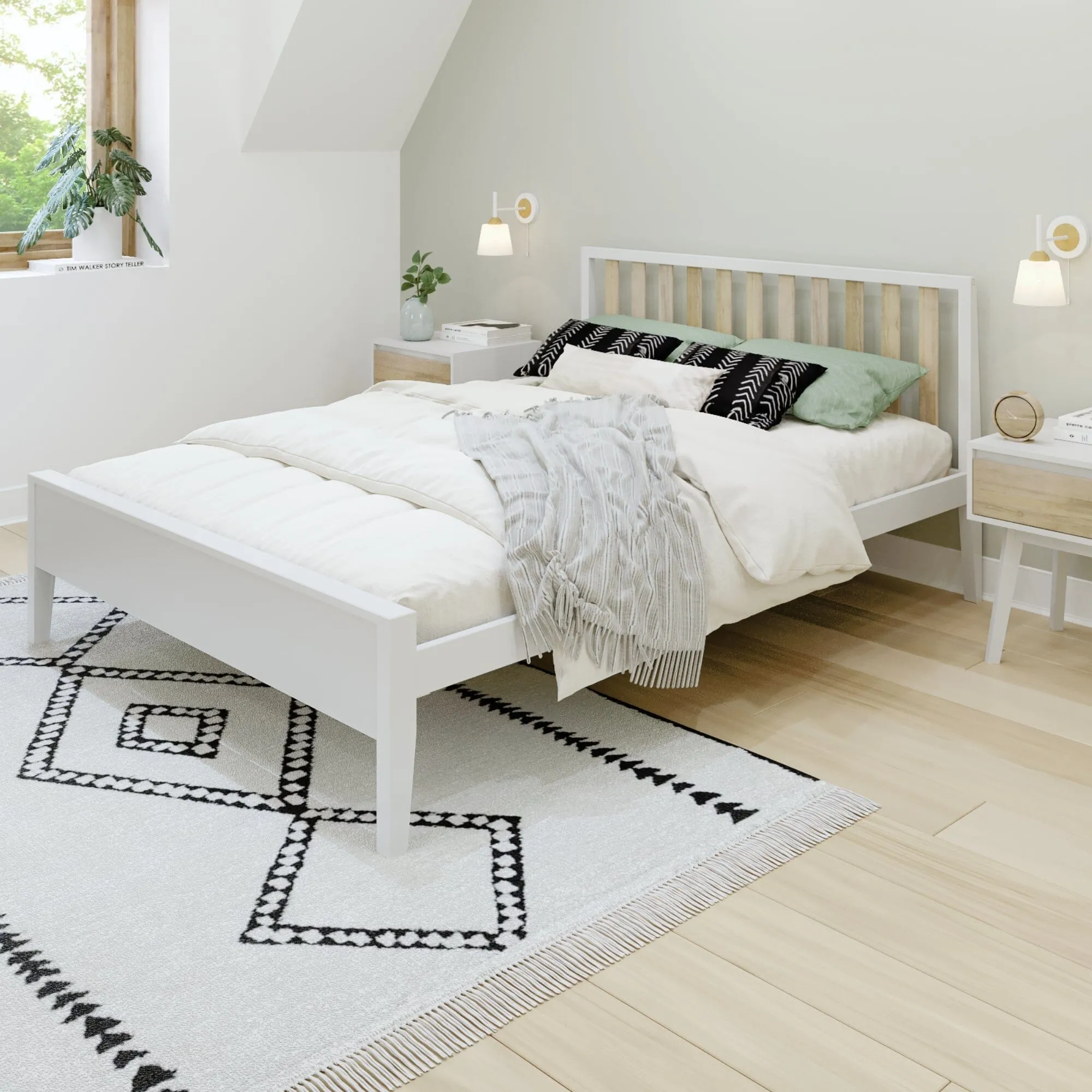 Scandinavian Queen Bed