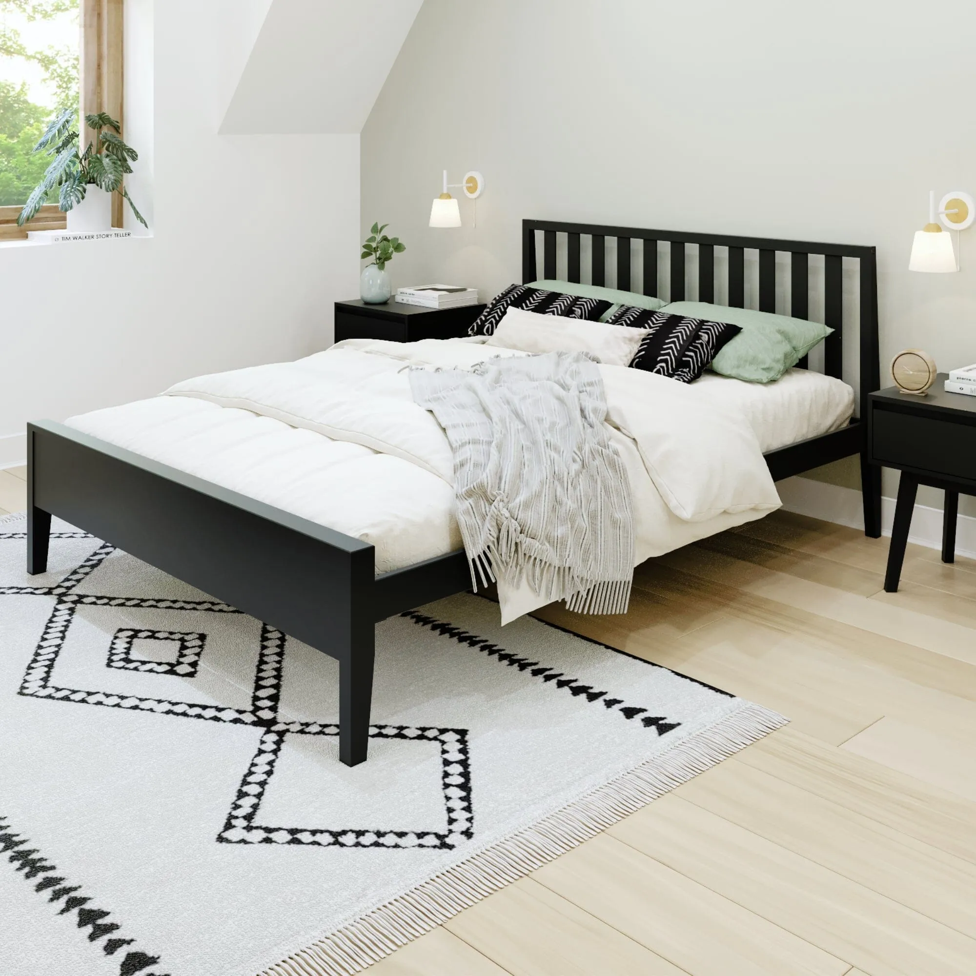 Scandinavian Queen Bed