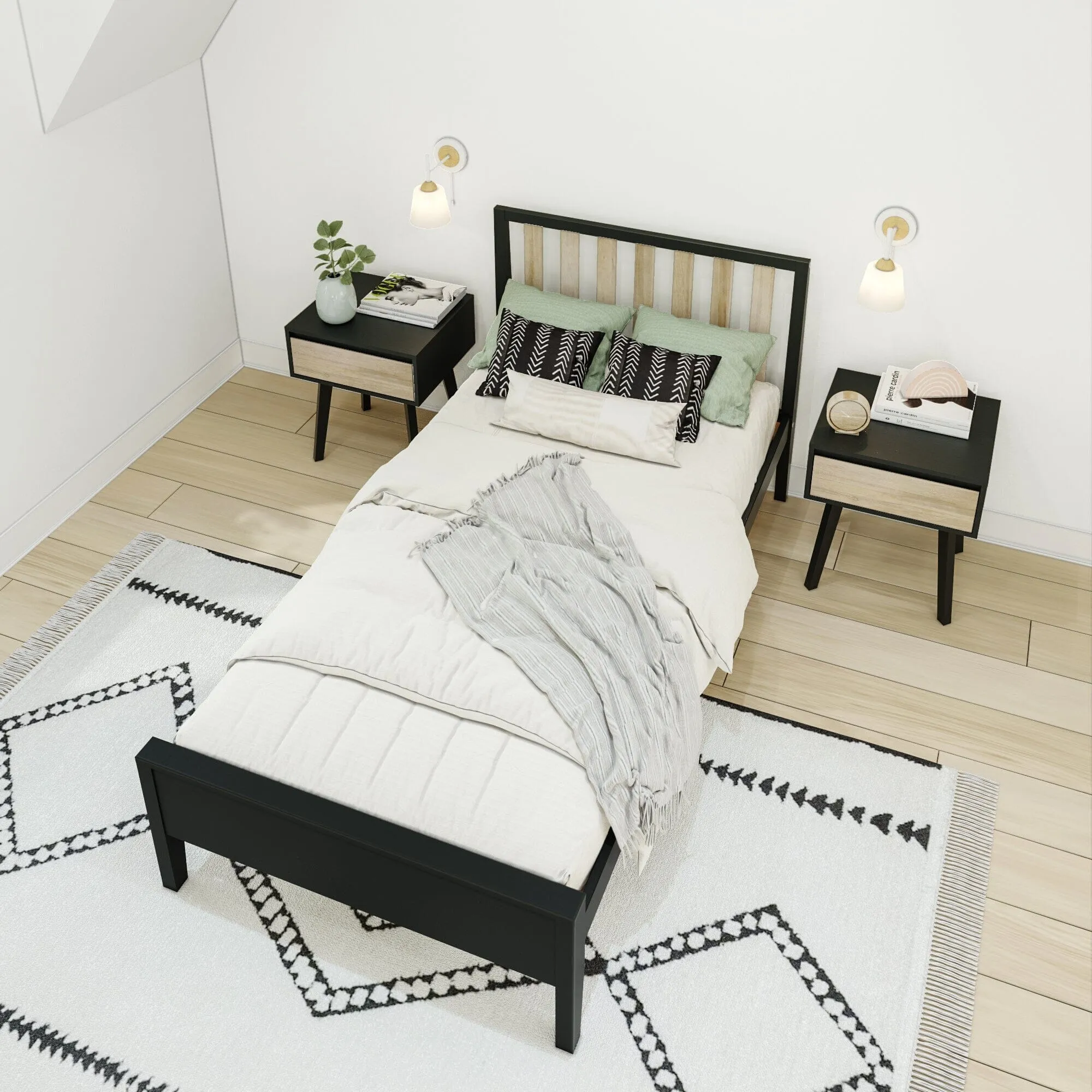 Scandinavian Twin Bed