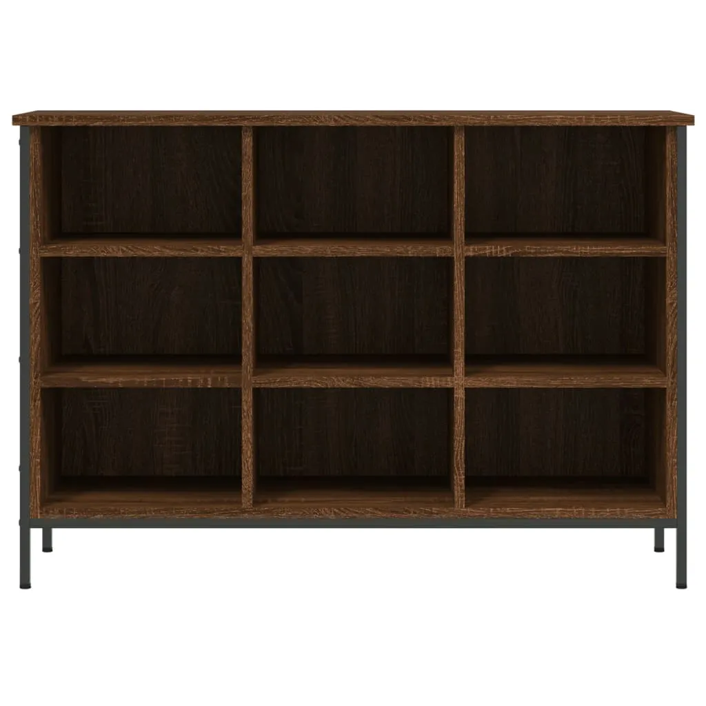 Shoe Cabinet Brown Oak 100x35x70 cm Engineered Wood