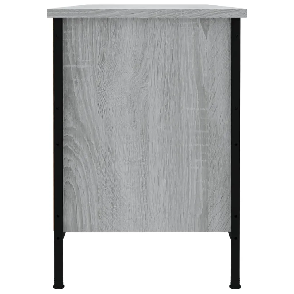 Shoe Cabinet Grey Sonoma 100x35x50 cm Engineered Wood