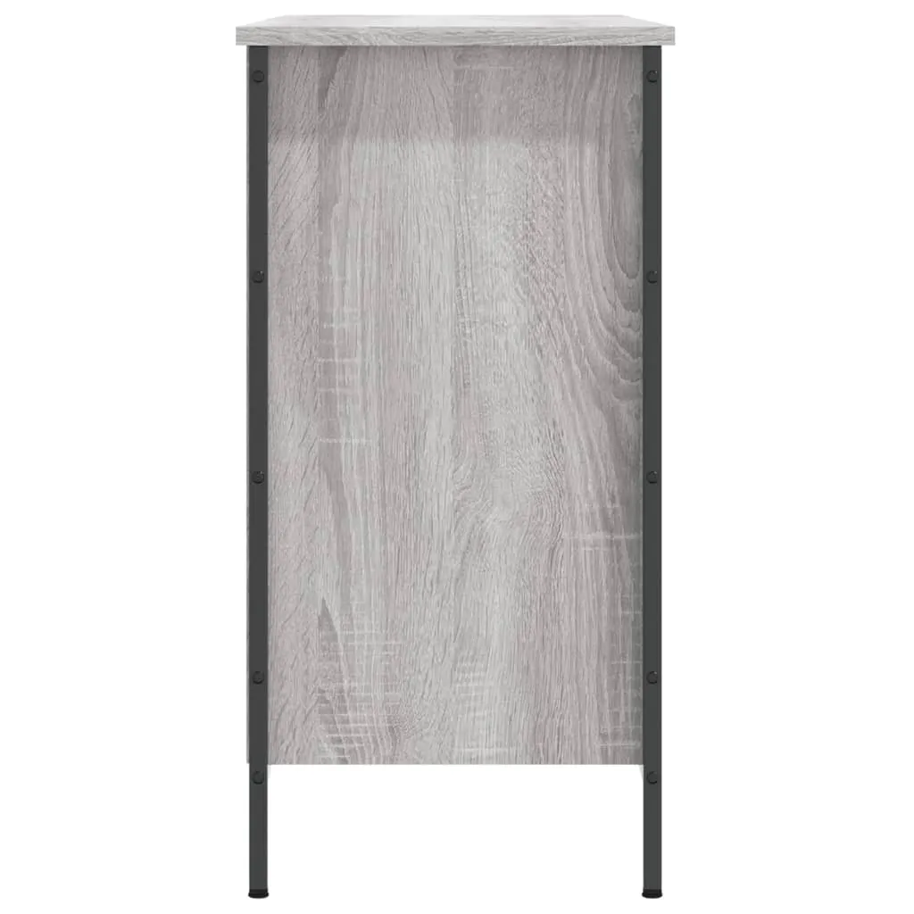 Shoe Cabinet Grey Sonoma 100x35x70 cm Engineered Wood