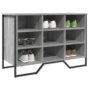 Shoe Cabinet Grey Sonoma 90x38x61.5 cm Engineered Wood