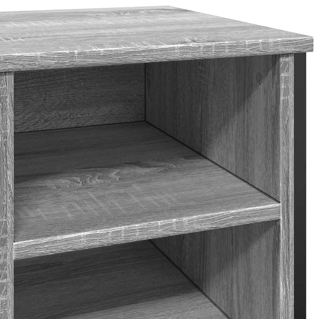 Shoe Cabinet Grey Sonoma 90x38x61.5 cm Engineered Wood