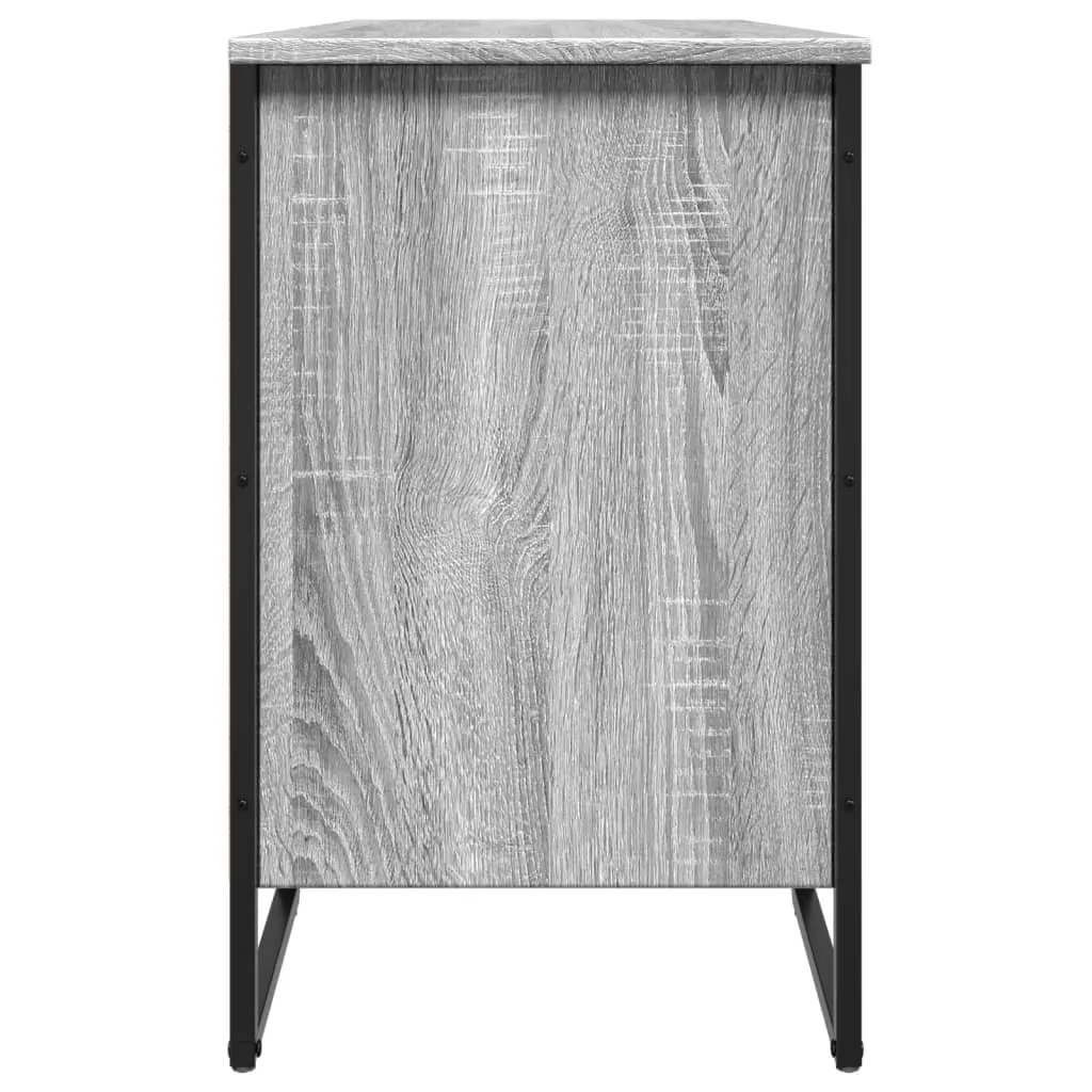 Shoe Cabinet Grey Sonoma 90x38x61.5 cm Engineered Wood