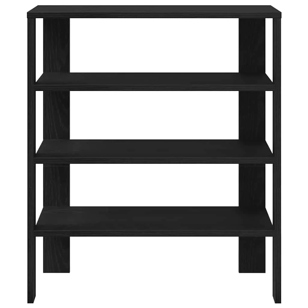 Shoe Rack Black 61x32x70 cm Engineered Wood