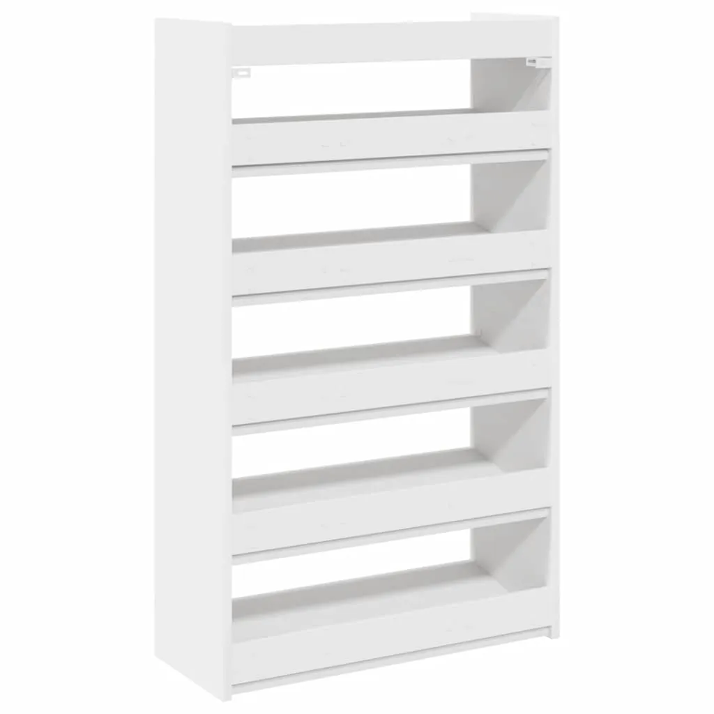 Shoe Rack White 60x25x100 cm Engineered Wood