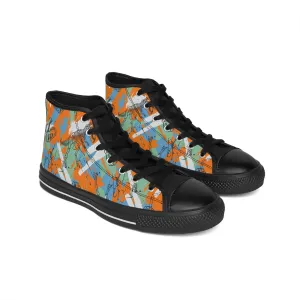 Skeleton Dinosaurs Men's Classic Sneakers