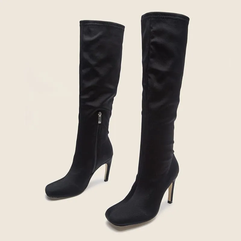 Square Heeled Boots