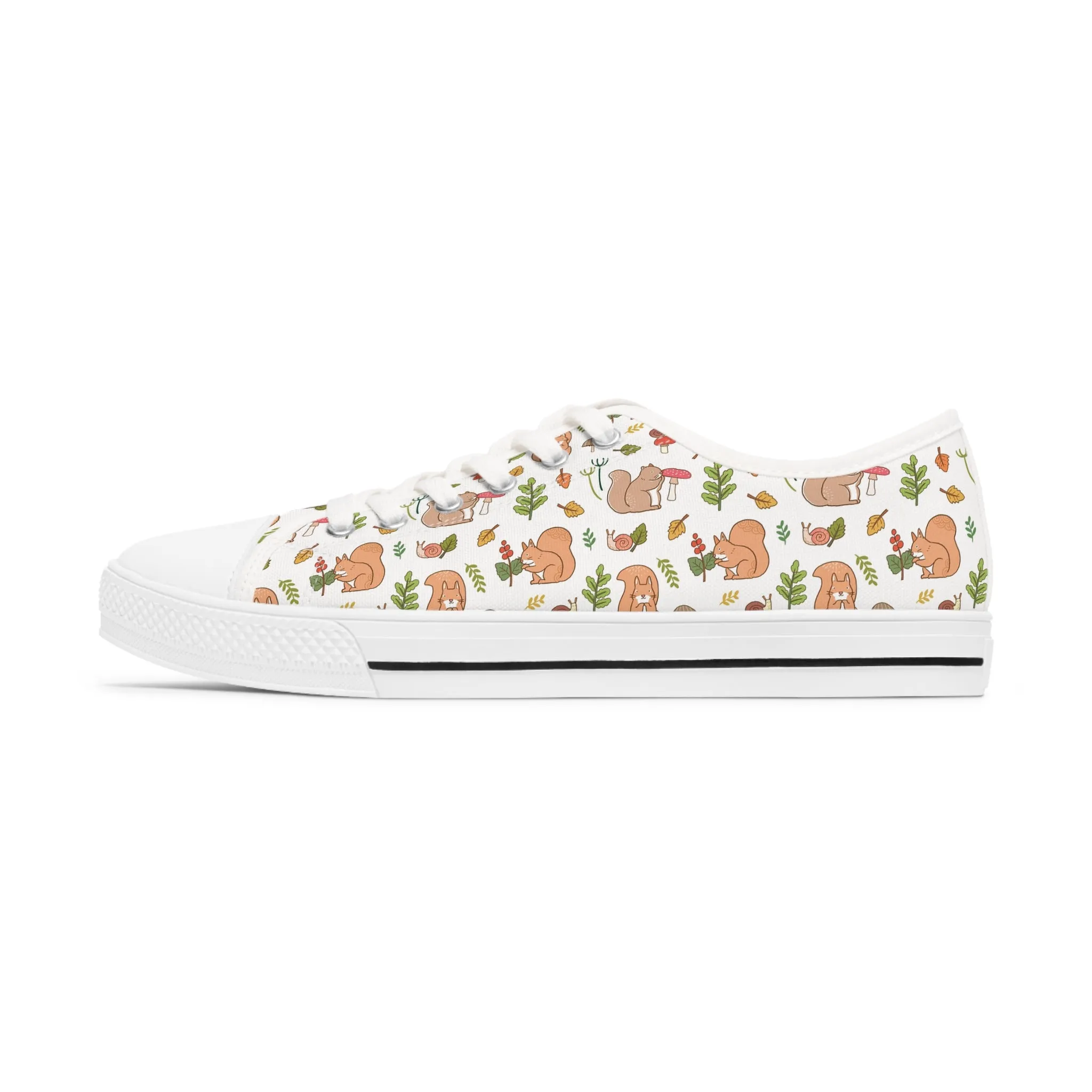 Squirrel Women's Low Top Sneakers