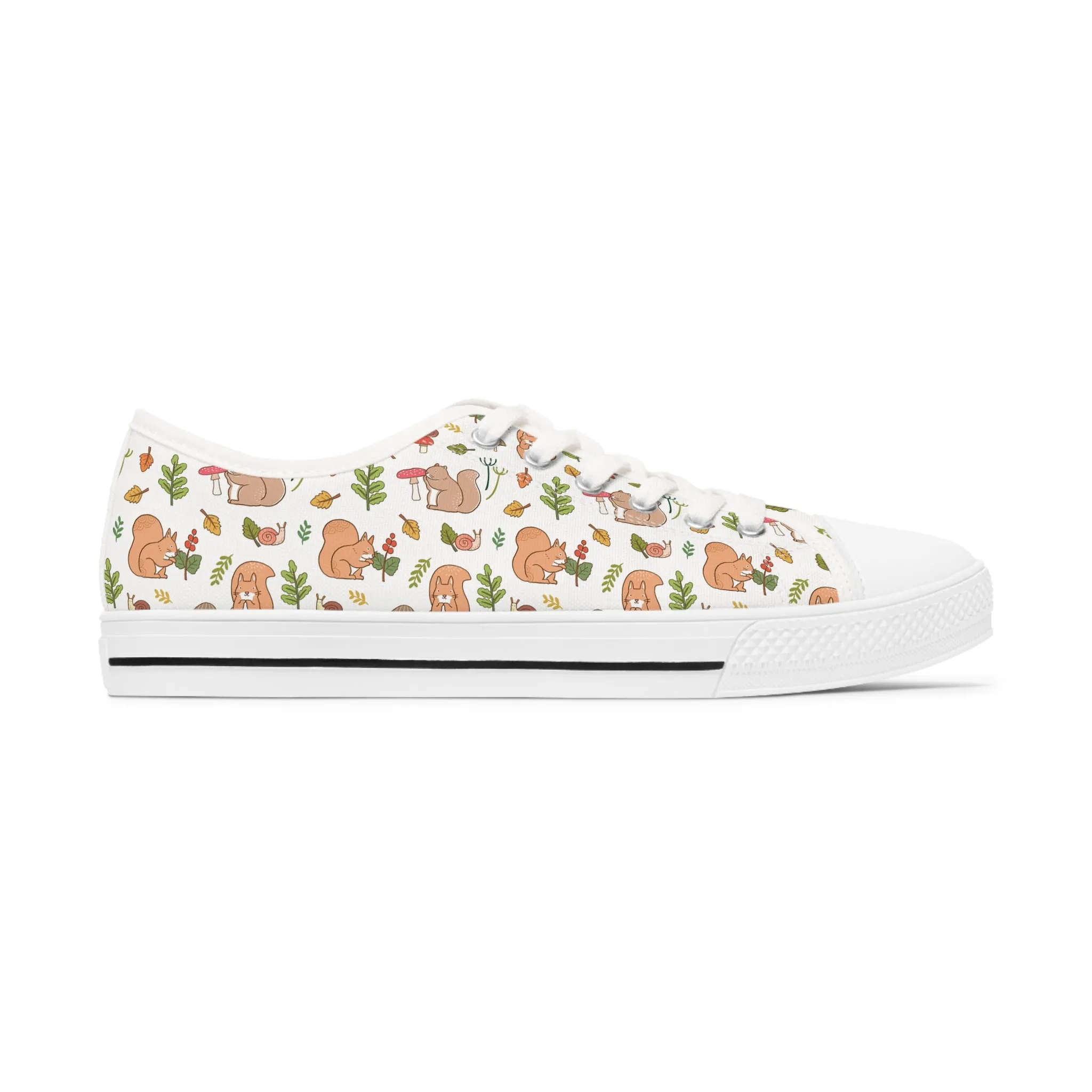 Squirrel Women's Low Top Sneakers