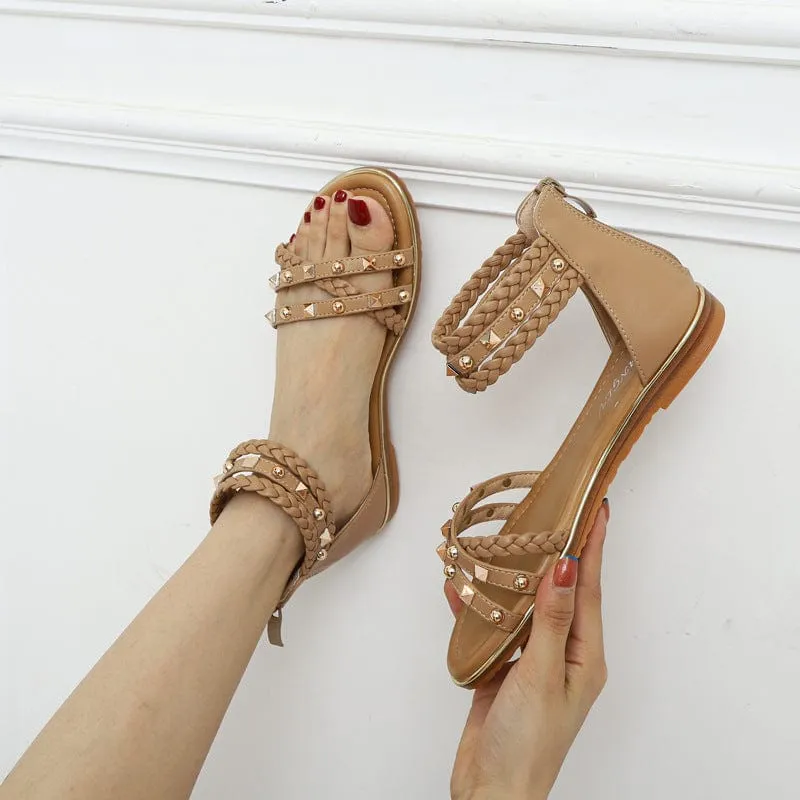 Strappy Stud Sandals