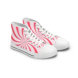 Strawberry Candy Women's High Top Sneakers