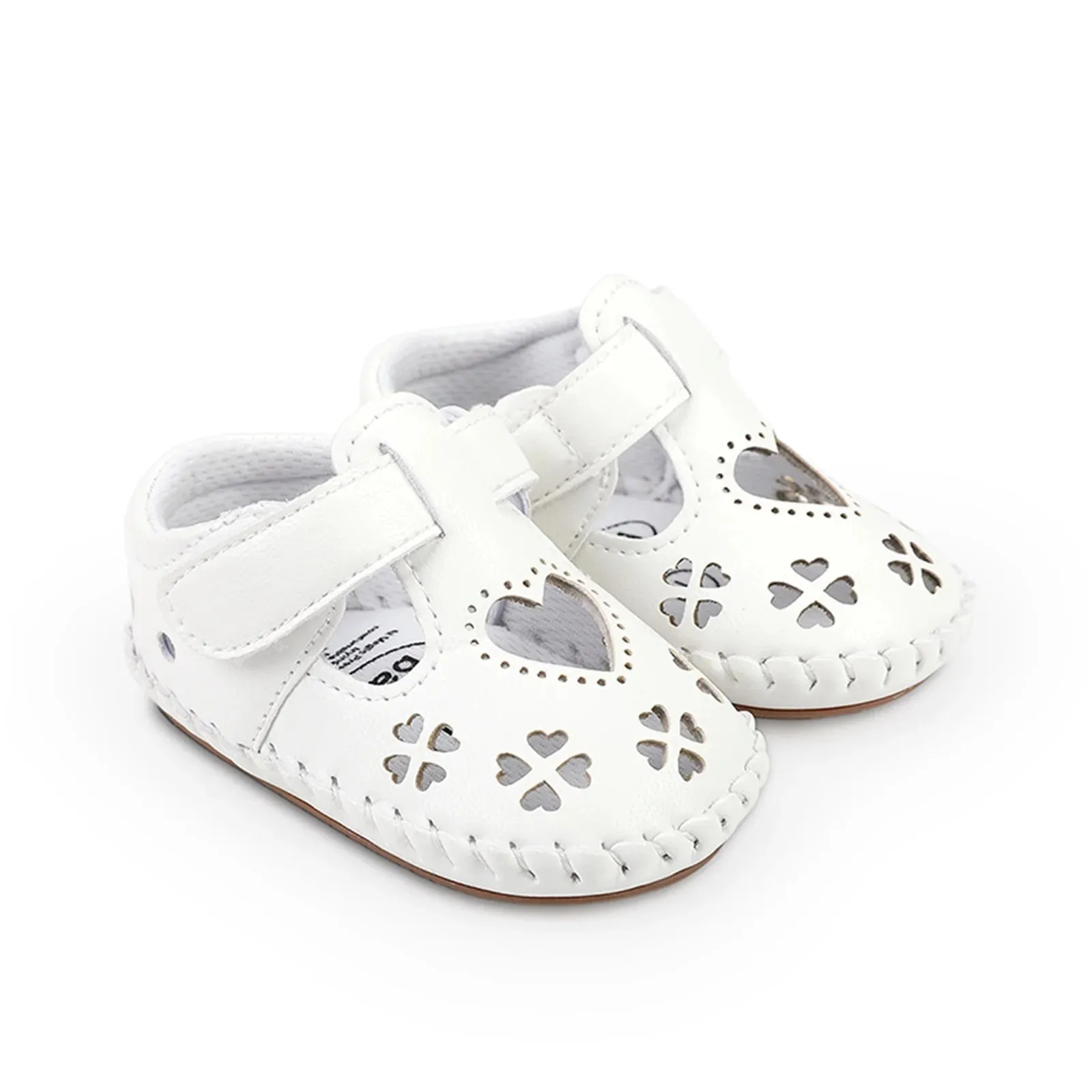 Sweetheart Cutout Eco-Leather Baby Sandals