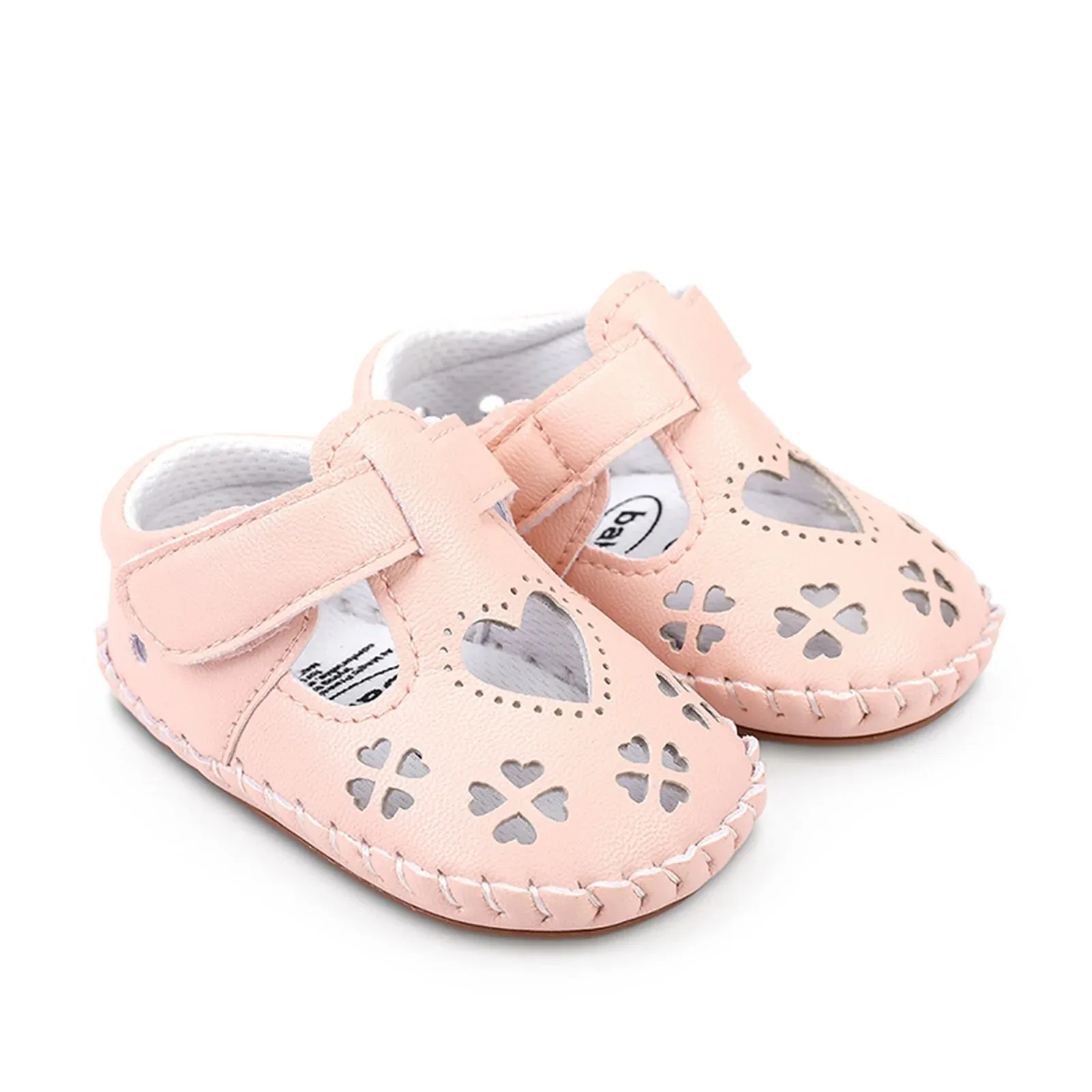 Sweetheart Cutout Eco-Leather Baby Sandals