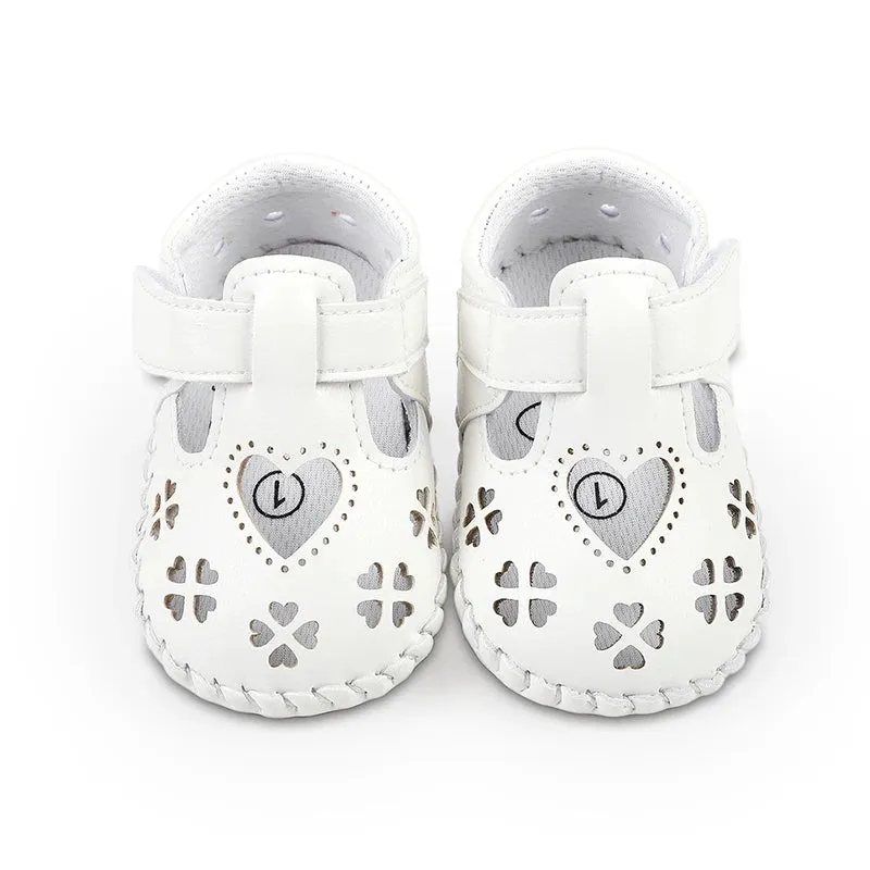 Sweetheart Cutout Eco-Leather Baby Sandals