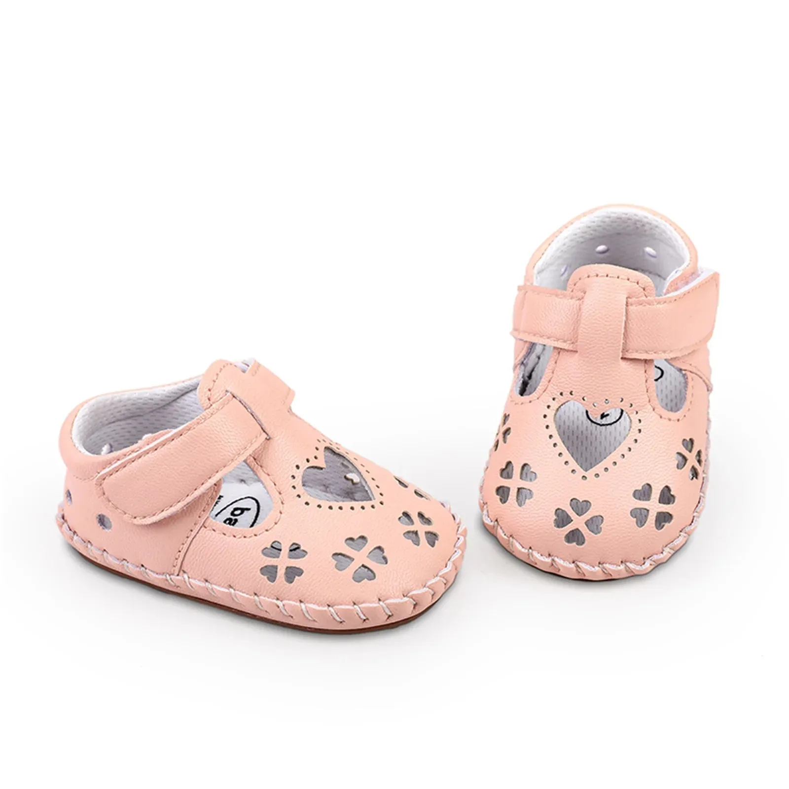 Sweetheart Cutout Eco-Leather Baby Sandals