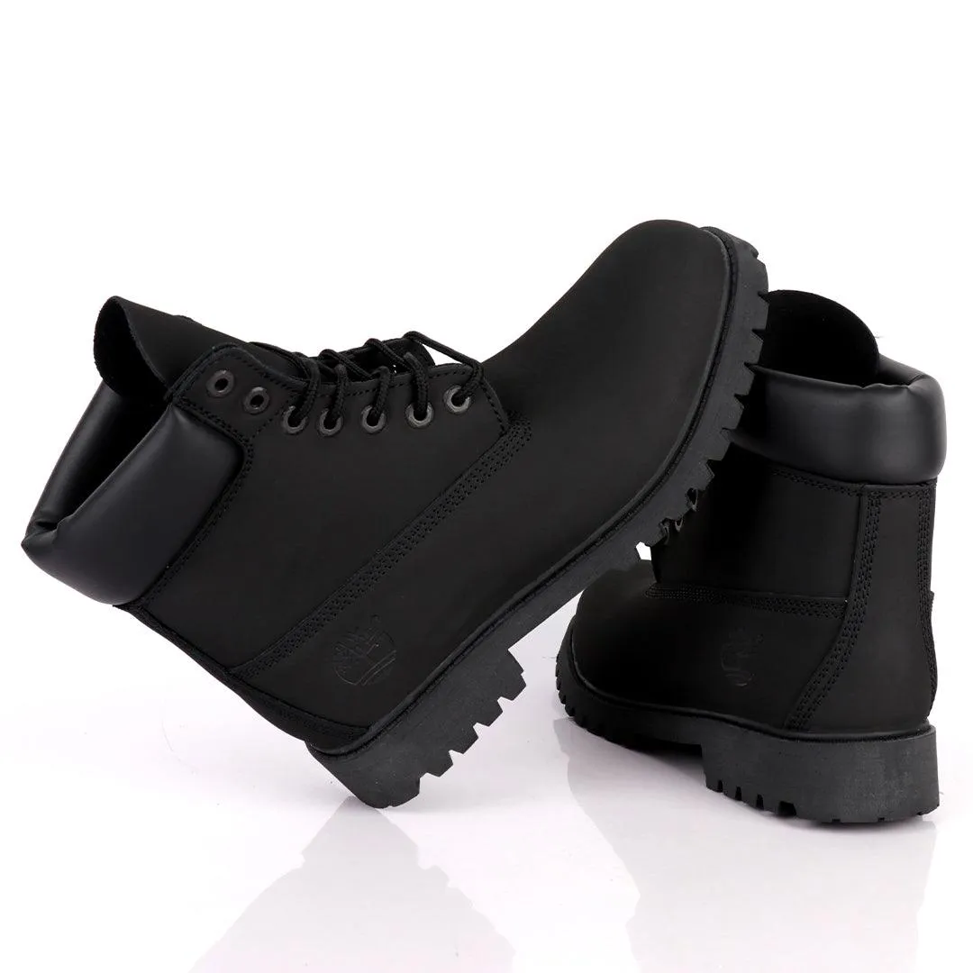 Tim Black Breathable Men's 6-Inch Premium Waterproof Boots