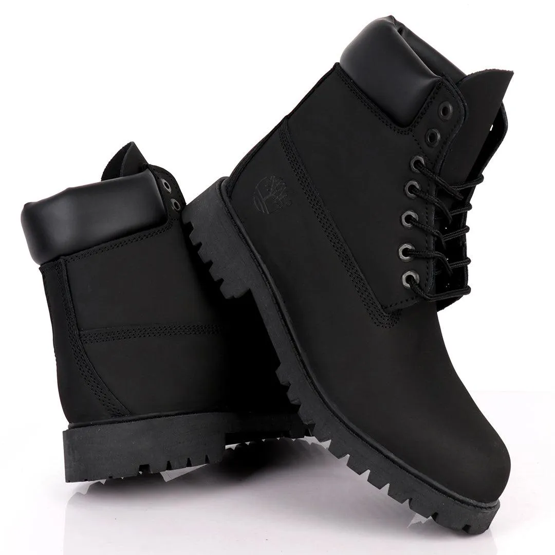 Tim Black Breathable Men's 6-Inch Premium Waterproof Boots